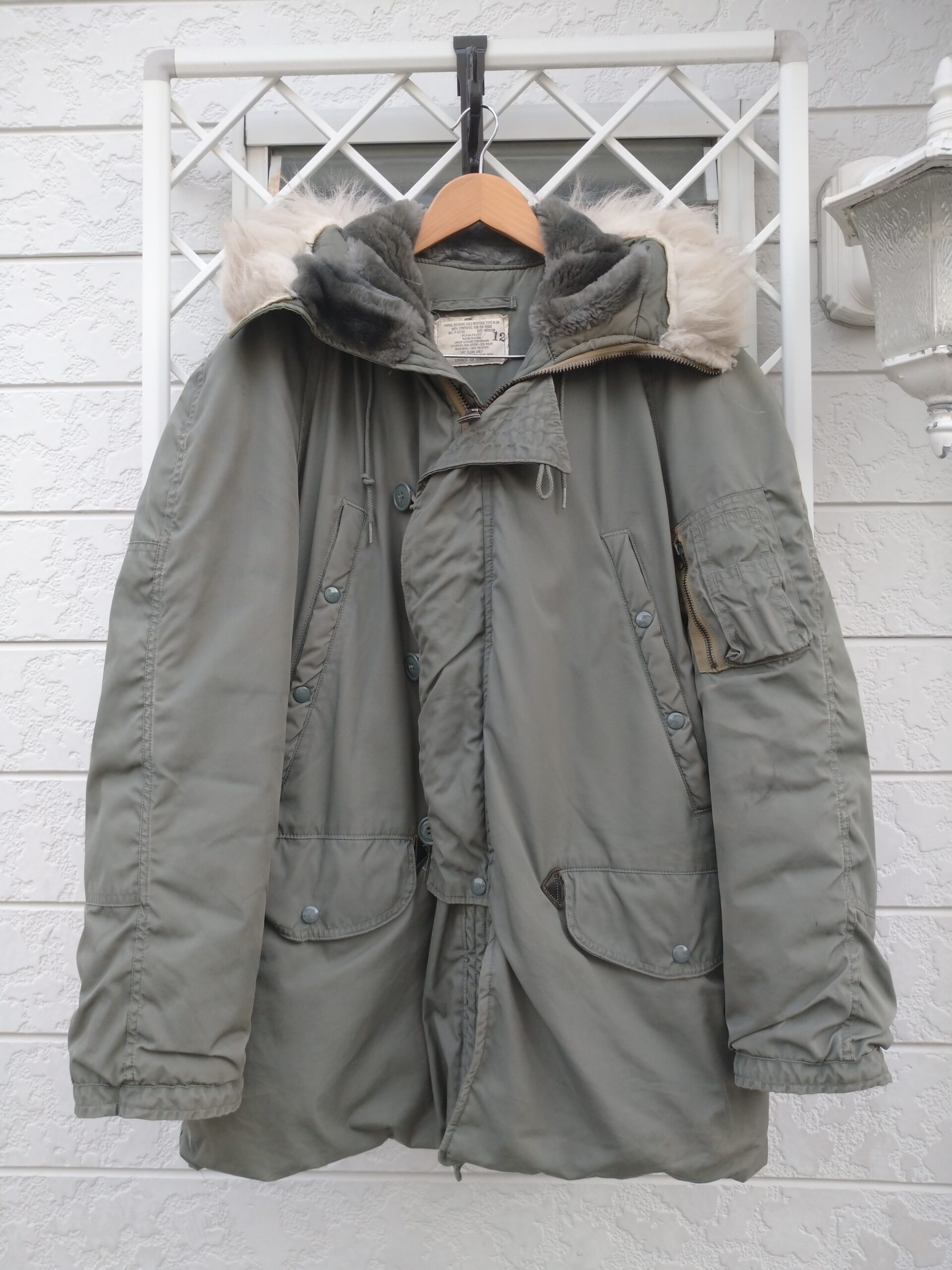 PARKA EXTREME COLD WEATHER TYPE N-3Bフードフードあり